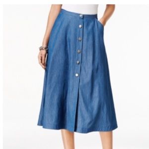 COPY - Ny Collection Denim A-Line Skirt